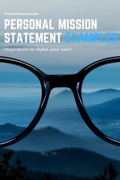 Personal Mission Statement Examples