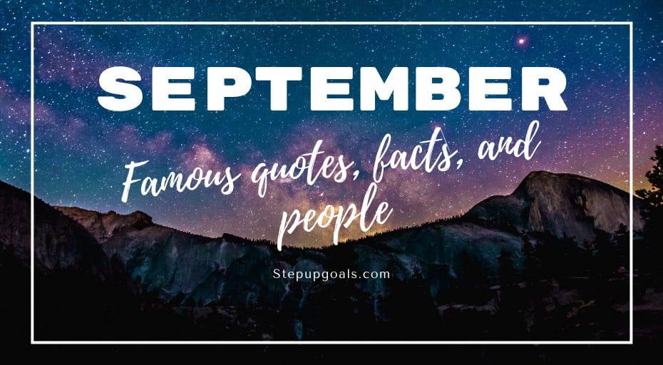 september quotes
