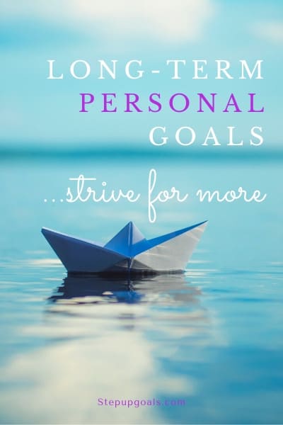 long-term personal goals